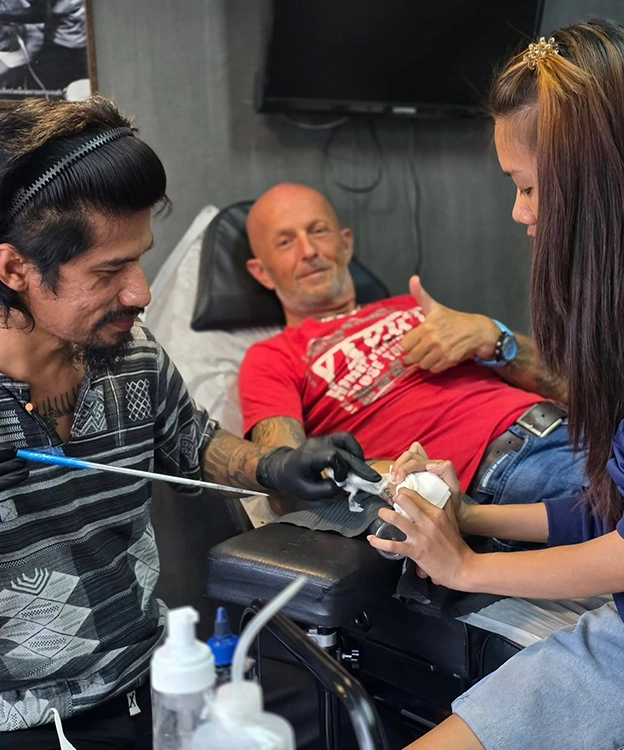 bamboo tattoo khaolak