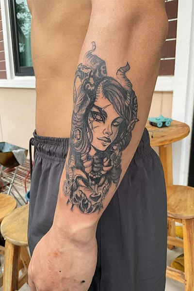 black tattoo khaolak